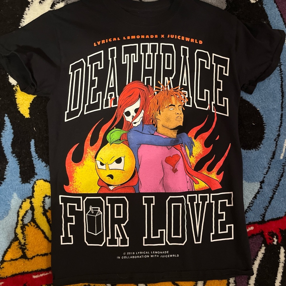 JUICE WRLD DEATH RACE FOR LOVE T-SHIRT BLACK